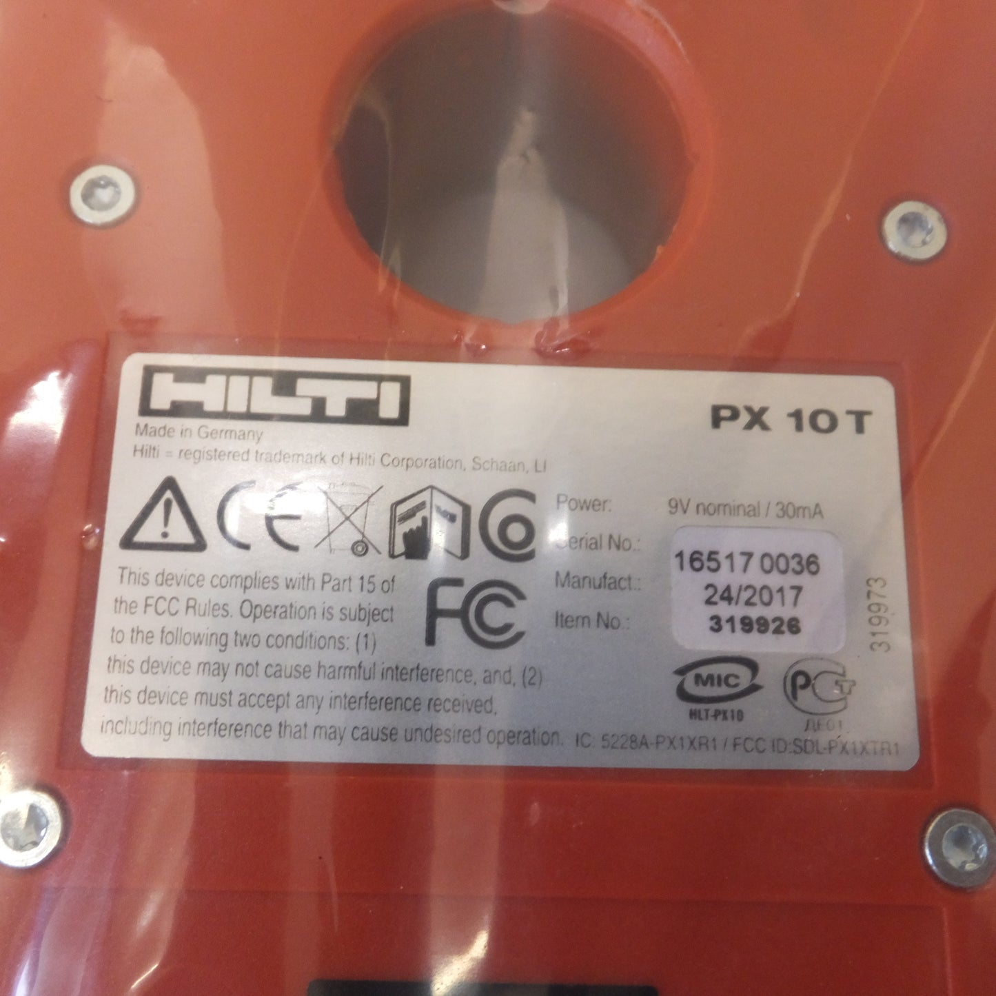 [送料無料] 未使用★ヒルティ HILTI トランスポインター PX10　レシーバー PX10R　トランスミッター PX10T　セット　2018年点検済み★