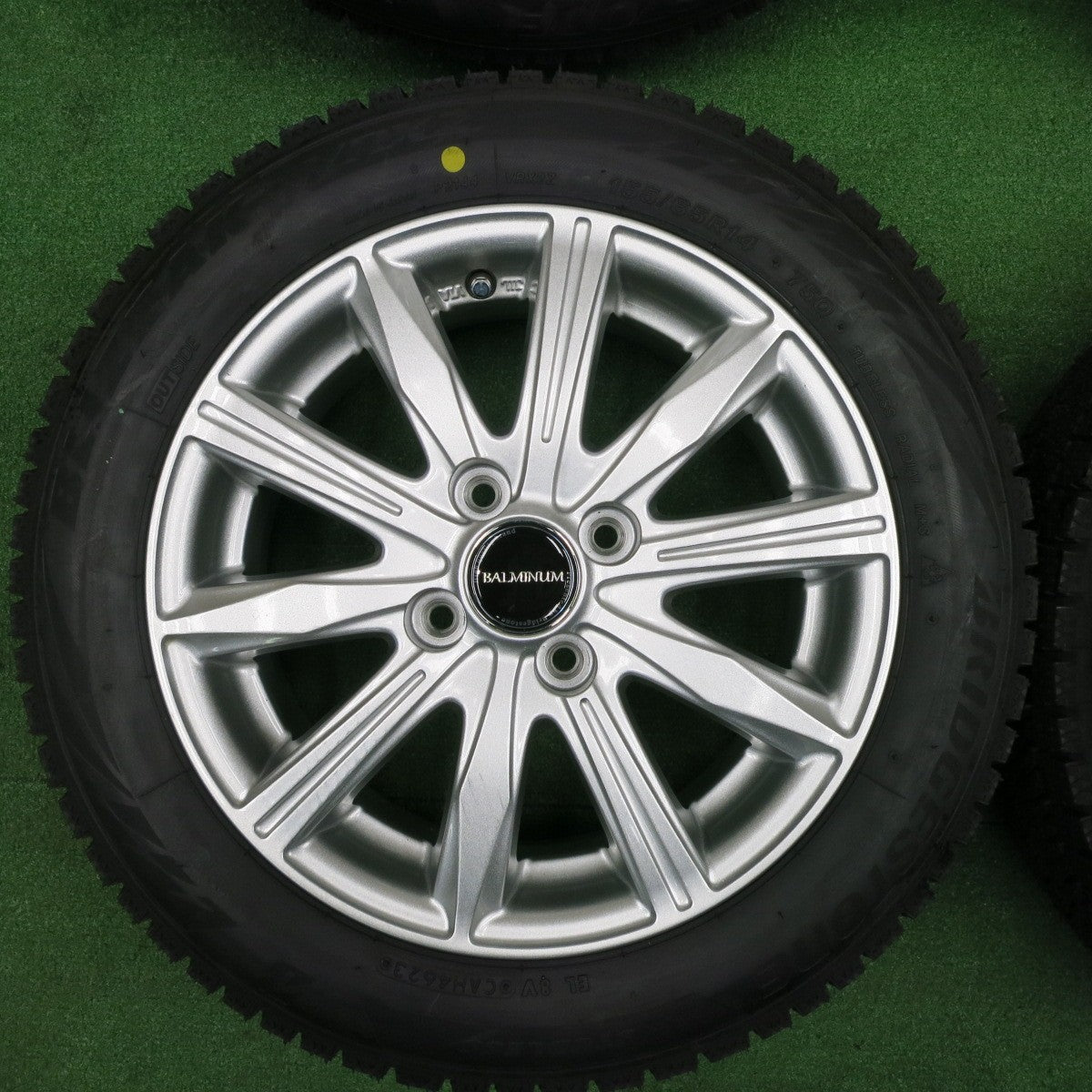 [送料無料] 未使用！23年★スタッドレス 155/65R14 ブリヂストン ブリザック VRX2 BALMINUM バルミナ 14インチ PCD100/4H★4112608TNス