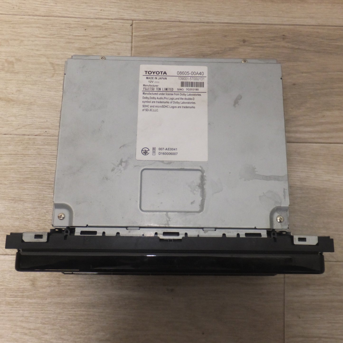 [送料無料] ジャンク★富士通テン製 トヨタ 純正 SDナビゲーション NSZT-Y66T 08605-00A40[6]★