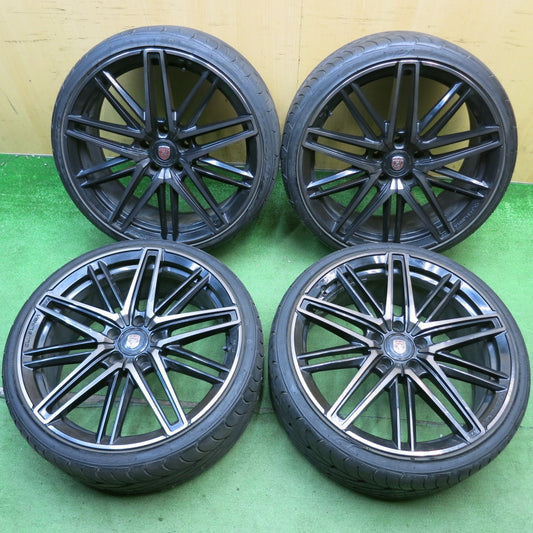 バリ溝！22年！9.5分◎BMW 等 CLUB LINEA CASSANO FF Crimson 245/30R20 ニットー NEO テク GEN クラブ リネア カッサーノ クリムソン 20インチ PCD120/5H◎6062802HAノ