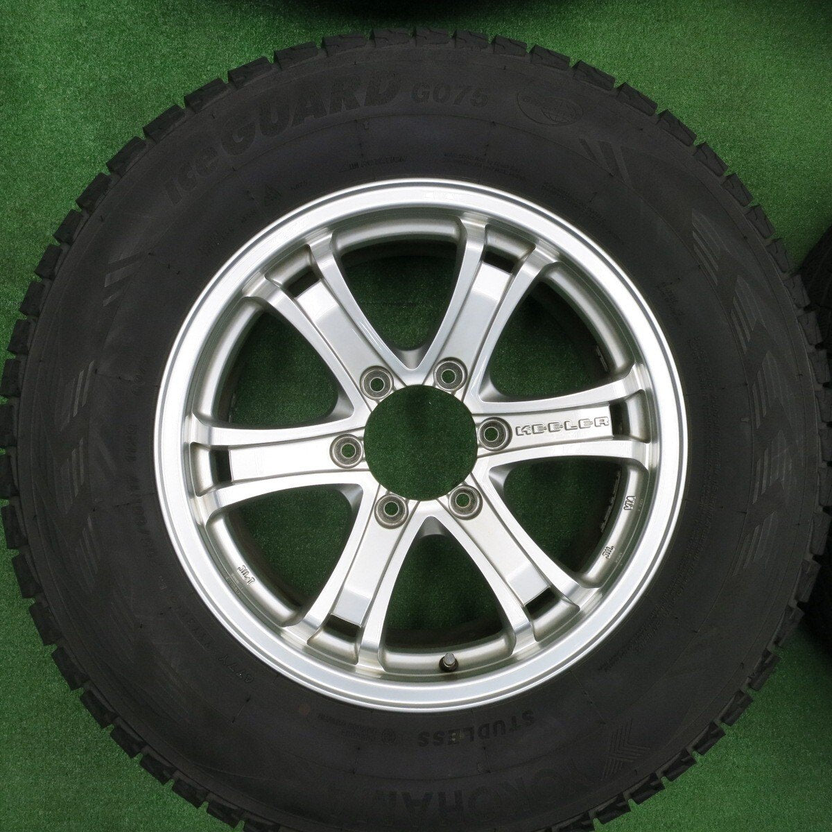キレイ★スタッドレス KEELER 265/65R17 ヨコハマ アイスガード G075 キーラー 17インチ PCD139.7/6H★4112508TNス