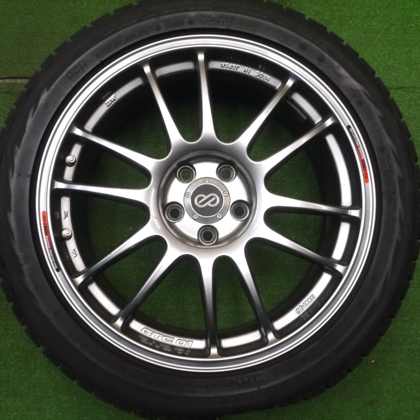 [送料無料] 4本価格★86 BRZ 等 ENKEI GTC01 215/50R17 スタッドレス ブリヂストン ブリザック REVO GZ エンケイ 17インチ PCD100/5H★4122707Hス
