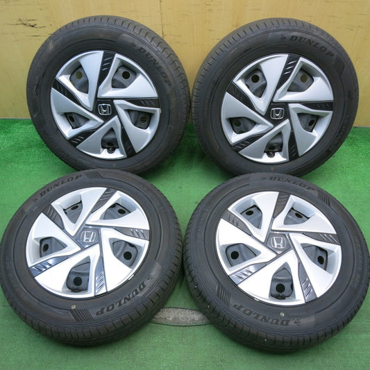 バリ溝！23年！9.5分★ホンダ GB フリード 純正 スチール 185/65R15 ダンロップ LE MANS V+ 15インチ PCD100/5H★5052307HAノ