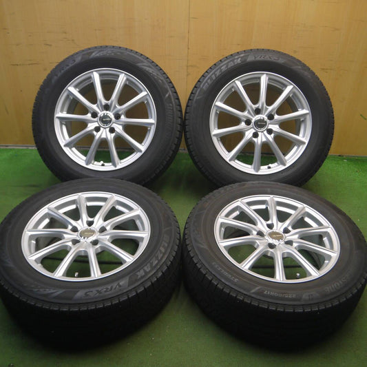 バリ溝！21年！キレイ！9.5分★スタッドレス 225/60R17 ブリヂストン ブリザック VRX3 ECO FORME PCD114.3/5H★3122506Hス