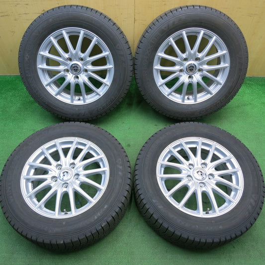 バリ溝！22年！キレイ！9.5分★スタッドレス 215/60R16 ダンロップ ウインターマックス 03 ESTROSA エステローザ 16インチ PCD114.3/5H★5051301TNス
