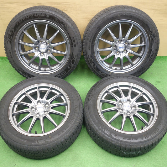 バリ溝！23年！8.5分★スタッドレス 225/55R17 トーヨー オブザーブ GIZ2 ZACK JP-812 MONZA ザック モンツァ 17インチ PCD114.3/5H★6051806KTス