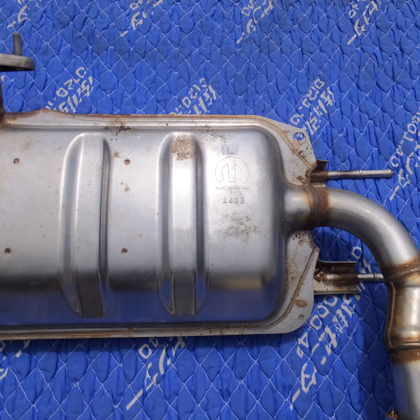 [送料無料] 岐阜発 現状品★フィアット FIAT アバルト ABARTH 純正 124 スパイダー リアピース マフラー MOPAR A403★