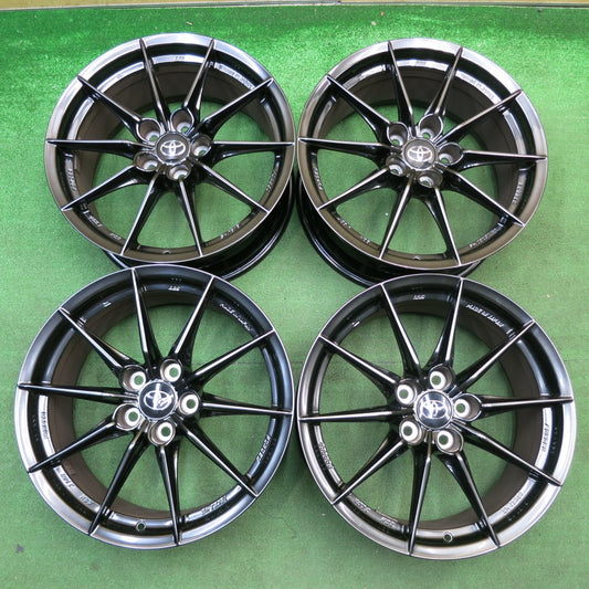 キレイ★トヨタ GR ヤリス RZ ハイパフォーマンス 純正 BBS ホイール 18インチ 18×8J TOYOTA PCD114.3/5H★6030508HAホ