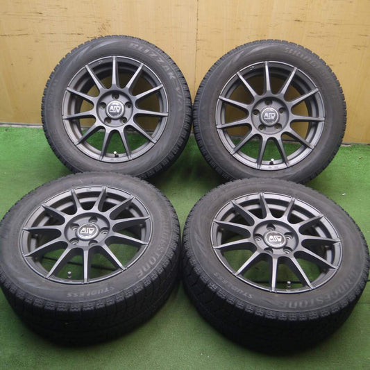 4本価格★ワーゲン 等 MSW O・Z 205/55R16 スタッドレス ブリヂストン ブリザック VRX OZレーシング PCD112/5H★4061210Hス