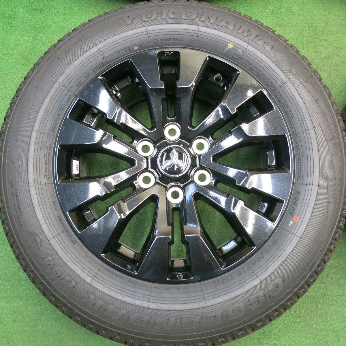 新車外し！24年★三菱 トライトン GSR 純正 265/60R18 ヨコハマ ジオランダー G94 G94AV 18インチ PCD139.7/6H★5050505HAノ