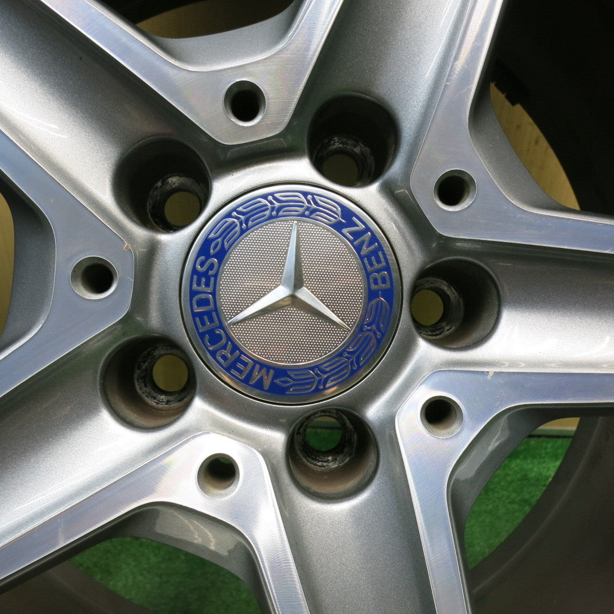 バリ溝！9分★ベンツ W205 Cクラス 純正 AMG 225/45R18 ウィンラン R330 18インチ PCD112/5H★5080703HAノ