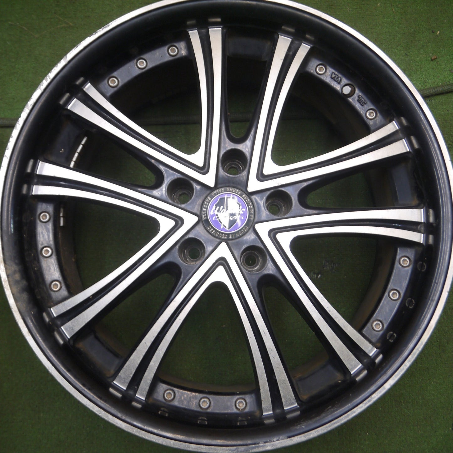 *送料無料* 4本価格★Warwic DS.05 ホイール 16インチ 16×8.0J ワーウィック DS05 PCD114.3/5H★4041207Hホ