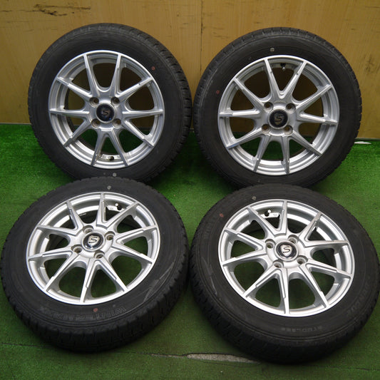 バリ溝！22年！8.5分★スタッドレス 155/65R14 ダンロップ ウインターマックス WM02 STRANGER ストレンジャー 14インチ PCD100/4H★5040902Hス