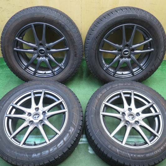 バリ溝！23年！キレイ！8.5分◎スタッドレス 225/60R17 カプセン Snowshoes AW33 Artemis アルテミス 17インチ PCD114.3/5H◎6092201NJス