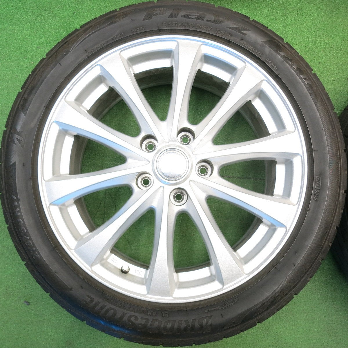 バリ溝！9.5分★215/50R17 ブリヂストン プレイズ PX2 ENERGY LiNE エナジーライン 17インチ PCD114.3/5H★6022609HAノ