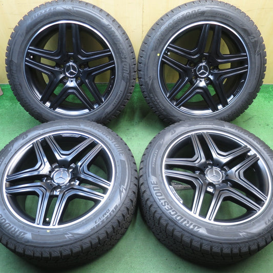 バリ溝！22年！キレイ！9.5分★ベンツ Gクラス W463 G63 純正 AMG 275/50R20 スタッドレス ブリヂストン ブリザック DM-V3 20インチ PCD130/5H★5081103NJス