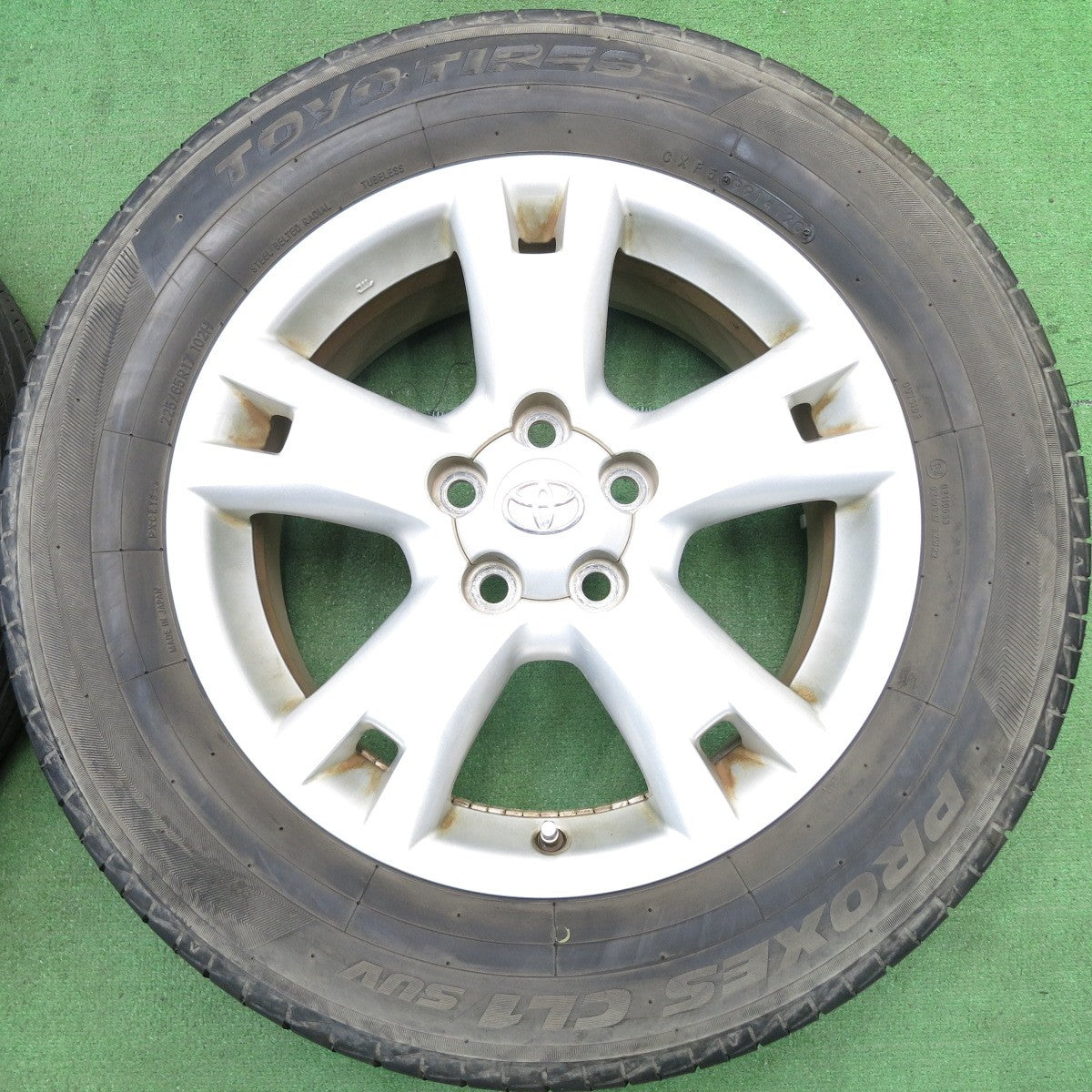 4本価格★トヨタ RAV4 純正 225/65R17 トーヨー プロクセス CL1 SUV 17インチ PCD114.3/5H★5062702AKノ