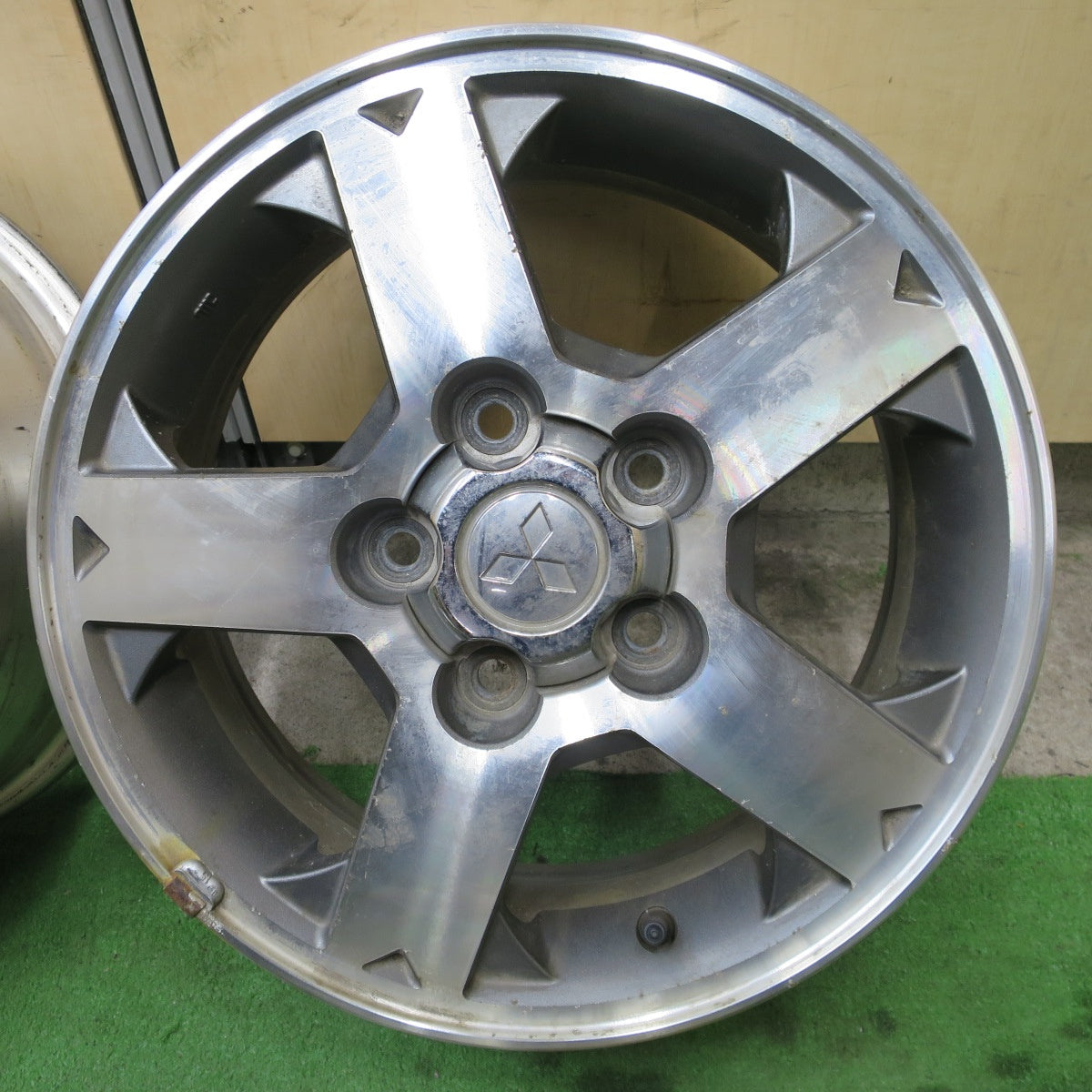 4本価格★三菱 パジェロ ミニ 純正 ホイール 15インチ 15×5.5JJ PCD114.3/5H★6052503NGホ