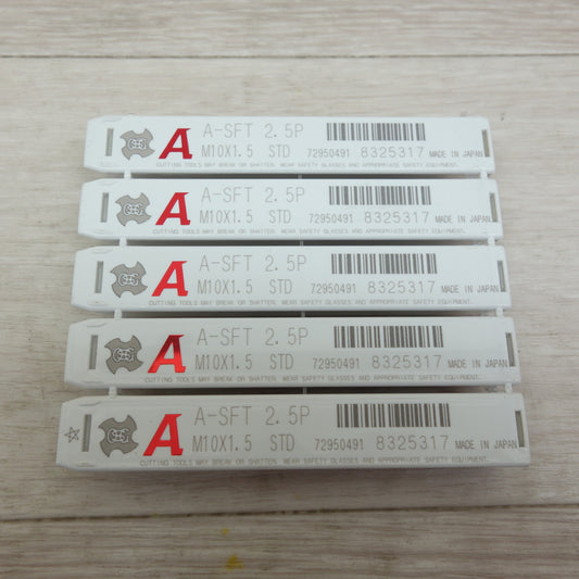 [送料無料] 未使用！5点セット☆OSG スパイラル タップ A-SFT 2.5P M10×1.5 STD 72950491 8325317☆