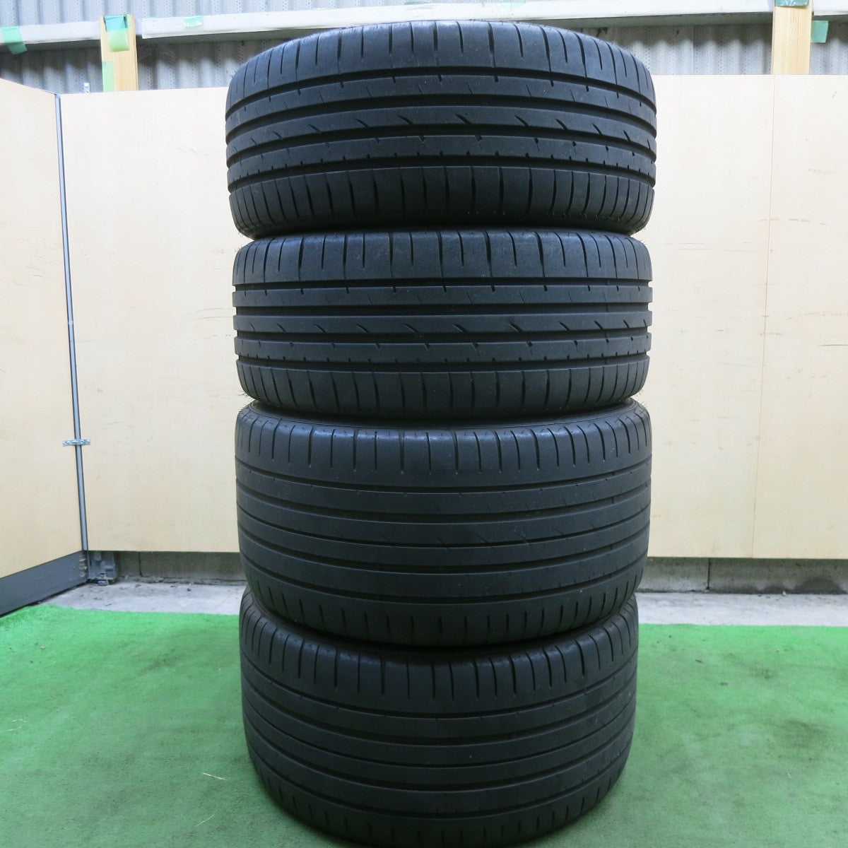 バリ溝！23年！9分★ポルシェ 991 911カレラ 純正 235/40R19 285/35R19 グッドイヤー イーグル F1 アシメトリック2 19インチ PCD130/5H★6012604ナノ