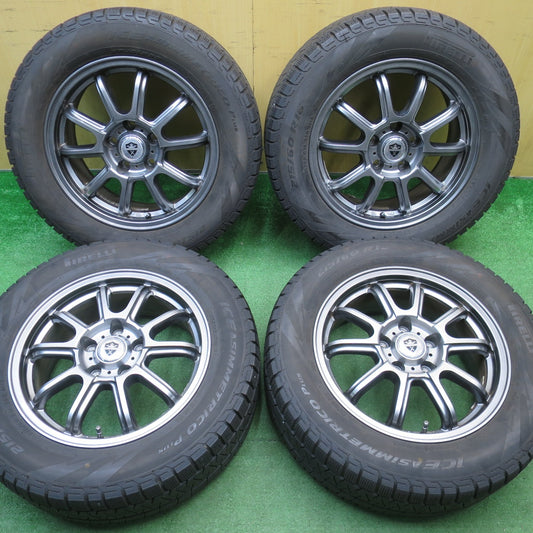 キレイ★スタッドレス 215/60R16 ピレリ アイスアシンメトリコ プラス ESTROSA エステローザ 16インチ PCD114.3/5H★5121802NJス