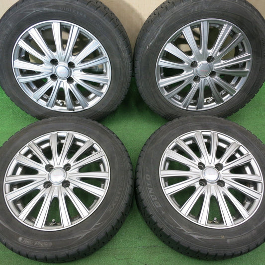 キレイ★スタッドレス 175/65R15 ダンロップ ウインターマックス WM01 VELVA TESALIA ヴェルヴァ PCD100/4H★5010406NJス