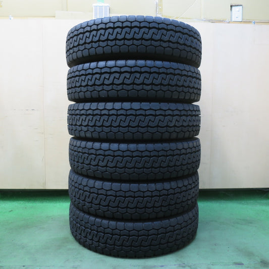 ほぼ未使用！25年！6本★トラック タイヤ 205/85R16 117/115N ブリヂストン エコピア M812 ミックス オールシーズン 16インチ★5101001イスタ