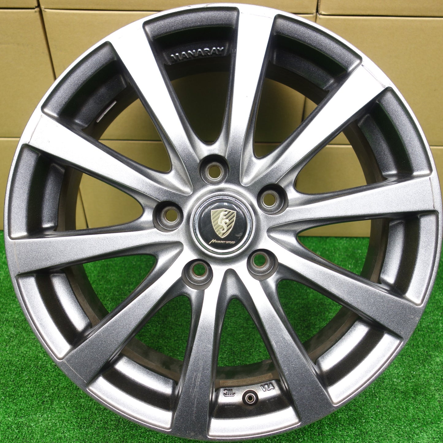 4本価格★MANARAY SPORT 16インチ ホイール マナレイ スポーツ 16×6.5J PCD114.3/5H★5112001KTホ