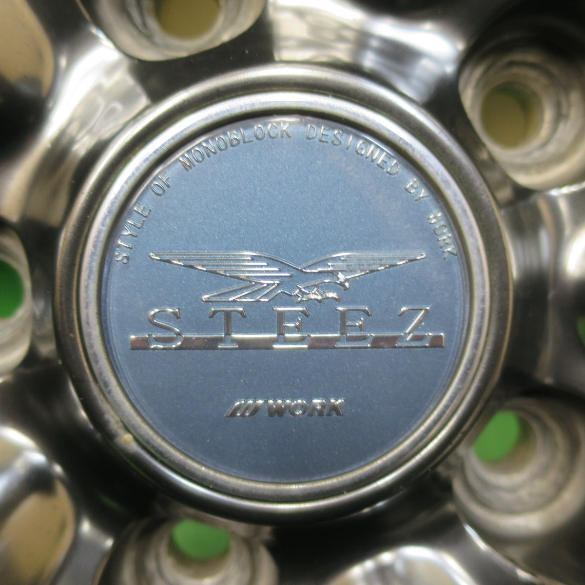 [送料無料] バリ溝！9.5分★WORK STEEZ 225/45R18 ピンソ PS91 ワーク スティーズ 18インチ PCD114.3/5H★5020907IMノ