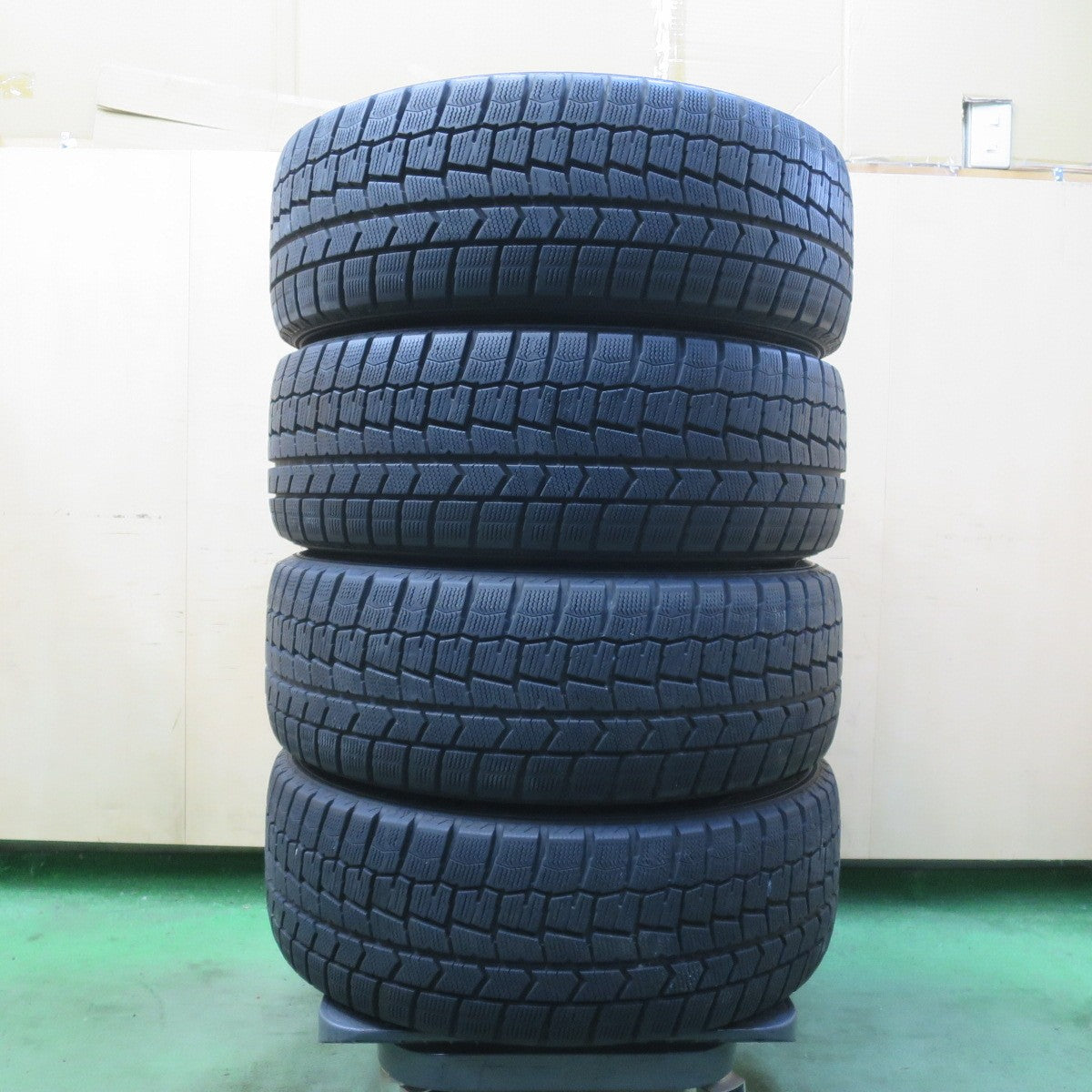 バリ溝！9.5分★インプレッサ 等 215/50R17 スタッドレス ダンロップ ウインターマックス WM02 SPEEDLINE スピードライン 17インチ PCD100/5H★6042005イス