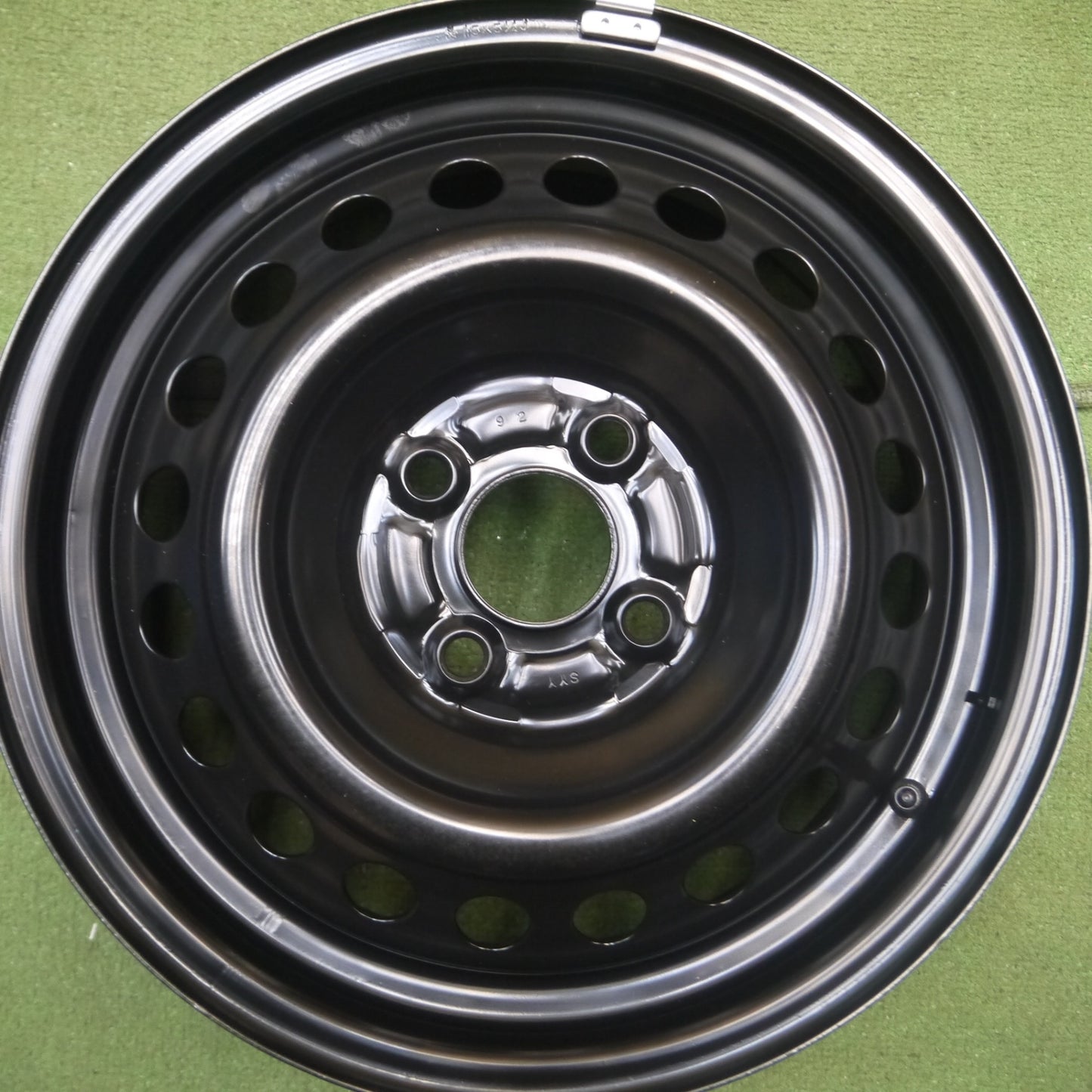 *送料無料* 新車外し★ホンダ フィット 純正 スチール ホイール 15インチ 15×5.5J PCD100/4H★4052105Hホ
