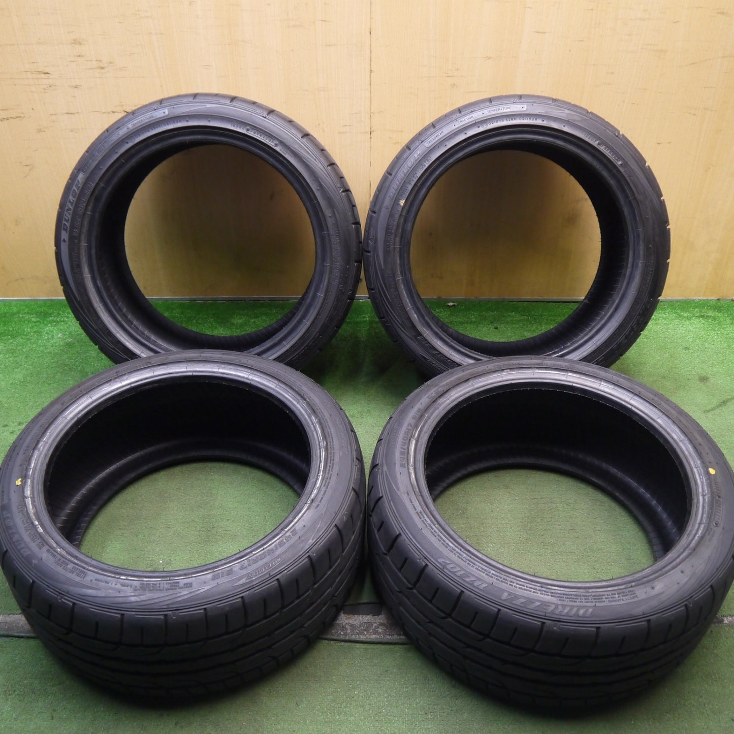 バリ溝！25年！9.5分★245/40R17 ダンロップ DIREZZA DZ102 ディレッツァ 17インチ タイヤ ベンツ BMW 等★5090910Hノタ