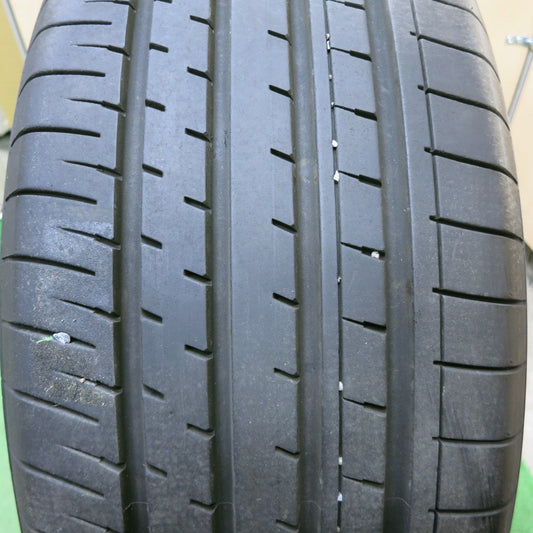 バリ溝！22年！9.5分！1本★235/55R18 ヨコハマ BluEarth-XT AE61 タイヤ 18インチ ハリアー レクサス NX 等★5043003ナノタ