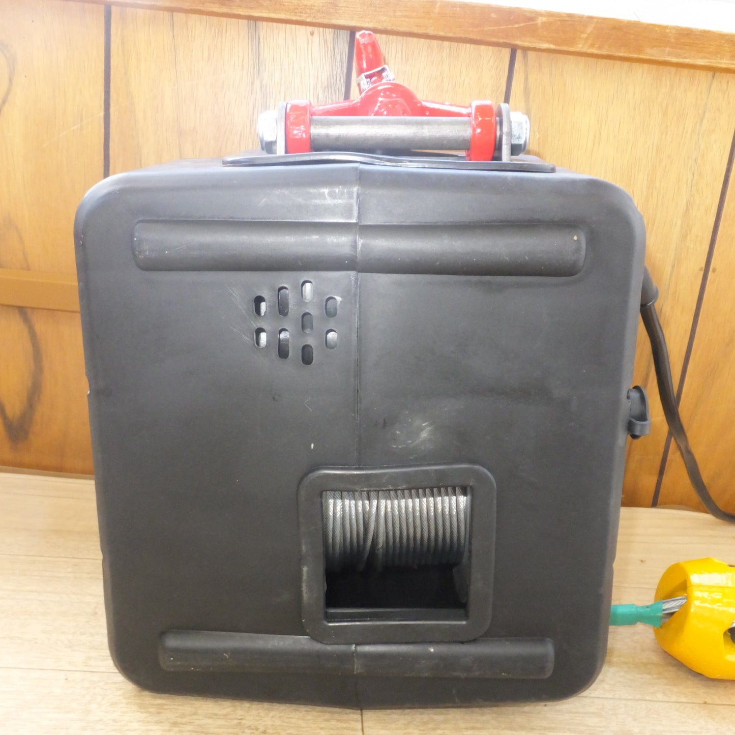 [送料無料] キレイ★NEWTRY 電動ウインチ PORTABLE HOIST SLQ-1 100KG　リフト高さ 25m　110V 60Hz★