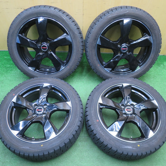 バリ溝！9.5分以上★Lehrmeister PREMIX VERAN V 205/50R17 スタッドレス ダンロップ ウインターマックス WM02 レアマイスター プレミックス ヴェラン PCD100/4H★5121813NJス