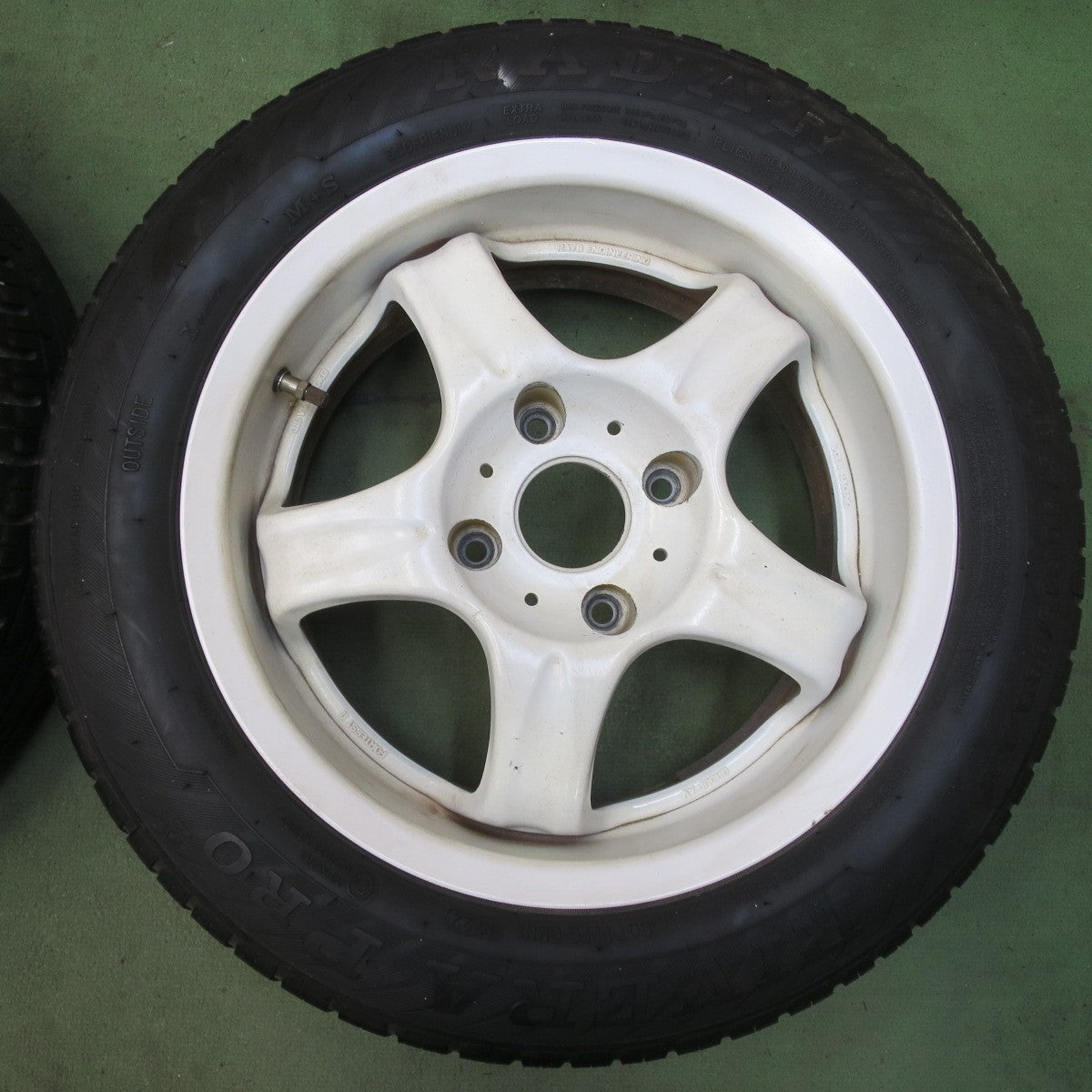 バリ溝！22年！9分★RAYS VOLK RACING GROUP AV FORTESST2 AV-REV 185/60R15 レーダー RIVERA PRO2 レイズ 15インチ PCD114.3/4H★6053009イノ