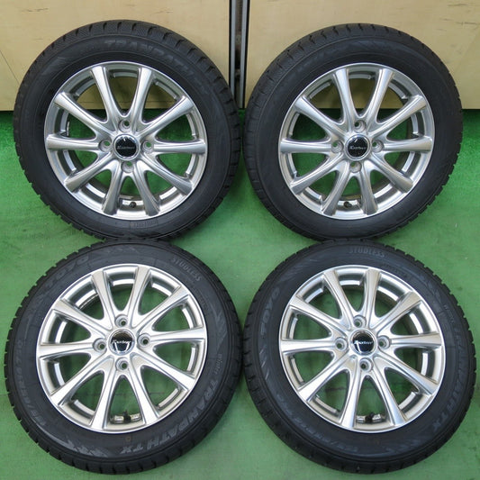 バリ溝！9.5分以上★スタッドレス 155/65R14 トーヨー ウインター トランパス TX Exsteer エクスター 14インチ PCD100/4H★5030605イス