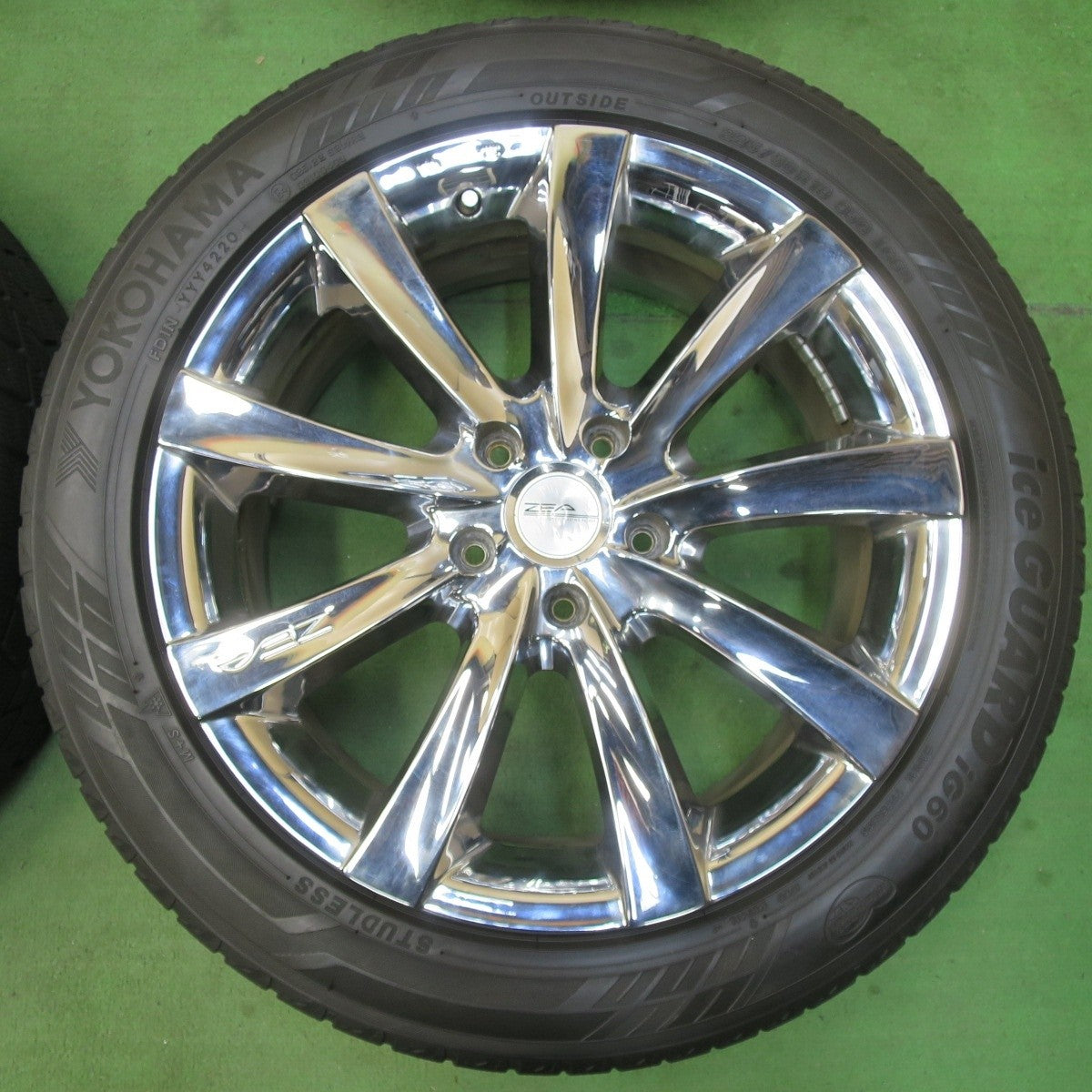 キレイ★スタッドレス 225/50R18 ヨコハマ アイスガード iG60 ZEA STYLE/FN 18インチ PCD114.3/5H★5031011イス