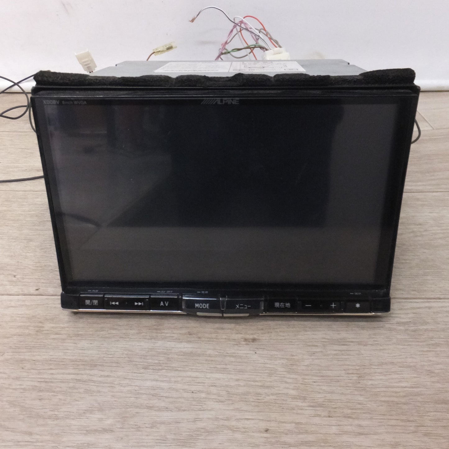 [送料無料] ジャンク★アルパイン ALPINE 8型スーパークリアLED液晶WVGAナビゲーション X008V(42)★