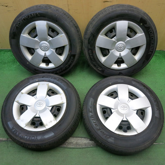バリ溝！23年！8.5分★トヨタ シエンタ 純正 スチール 175/70R14 ヨコハマ BluEarth-ES ES32 14インチ PCD100/4H★5080106HAノ