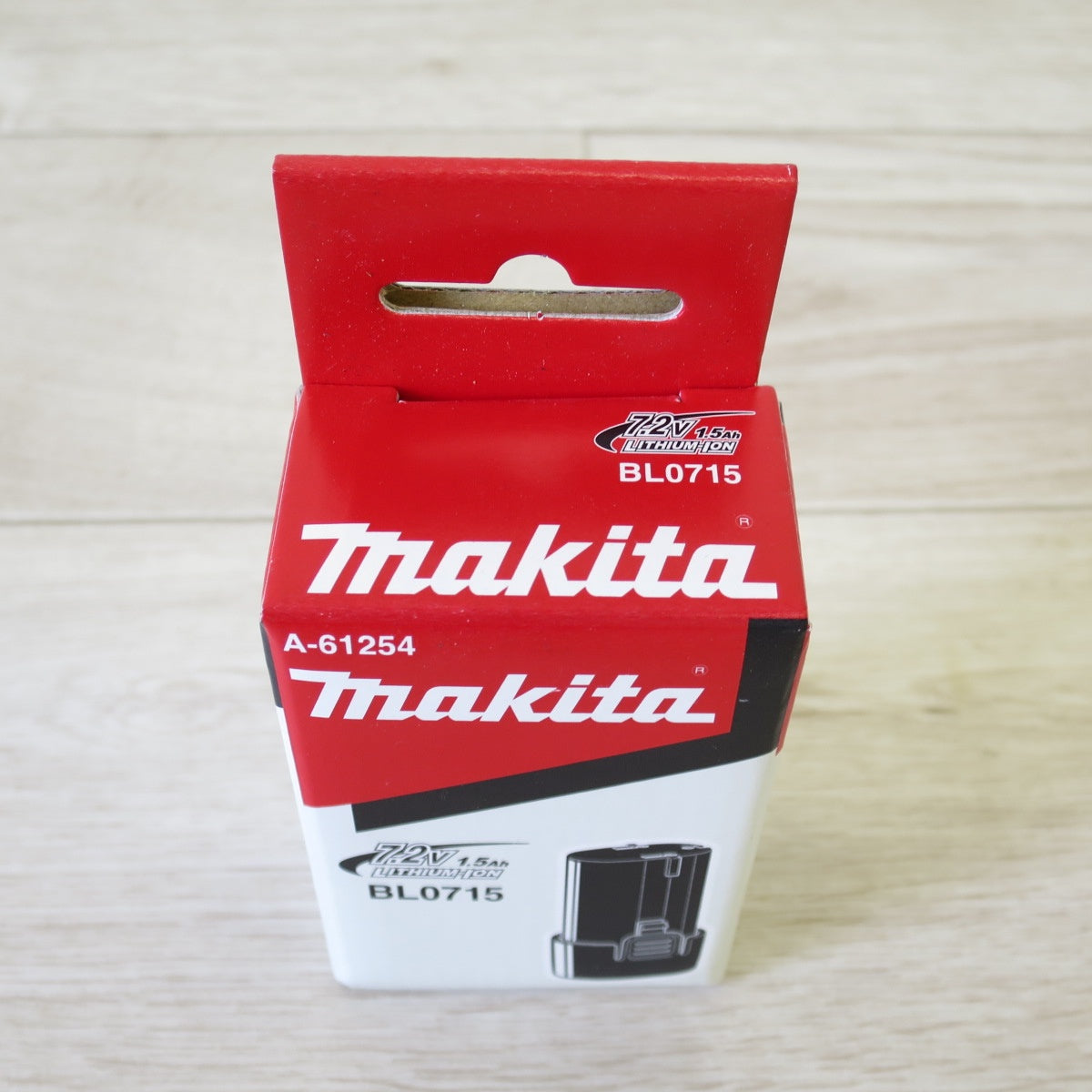 [送料無料] 未使用◇マキタ 純正 7.2V 1.5Ah リチウム イオン バッテリー BL0715 A-61254 makita LITHIUM-ION◇