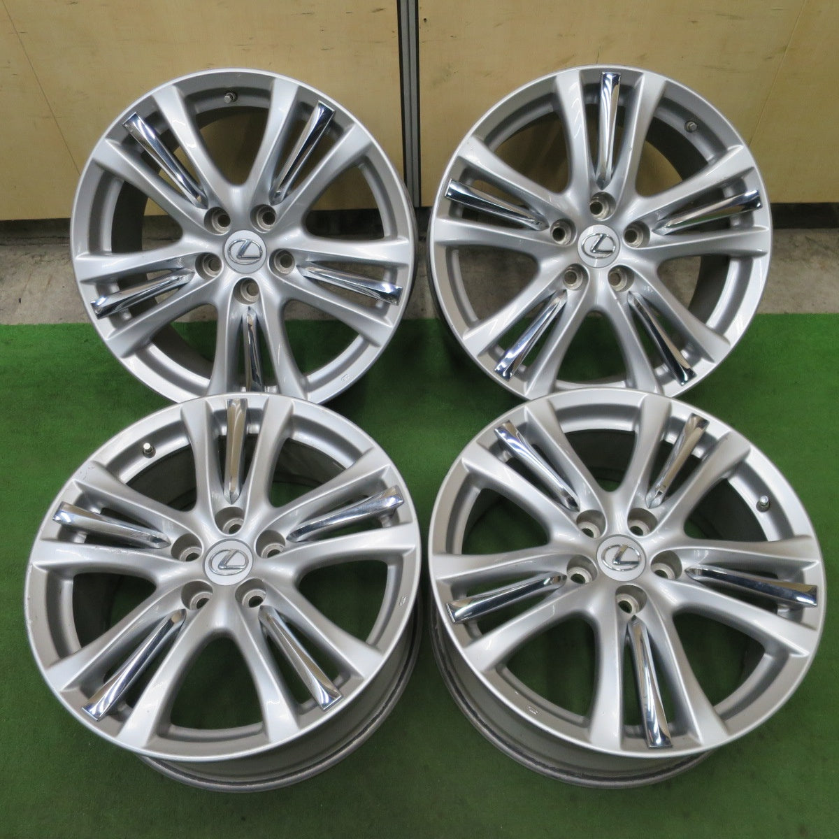4本価格★レクサス GS 450h 純正 ホイール 18インチ 18×8J PCD114.3/5H★6040702NGホ