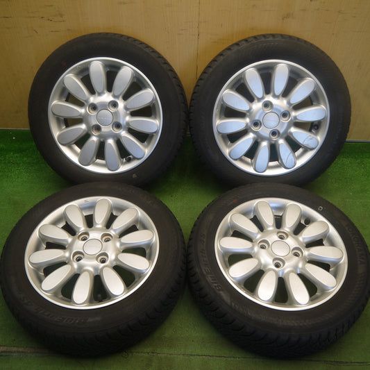バリ溝！22年！8.5分★スズキ アルト ラパン 純正 155/65R14 ヨコハマ BluEarth-4S AW21 オールシーズン 14インチ PCD100/4H★6052901Hノ