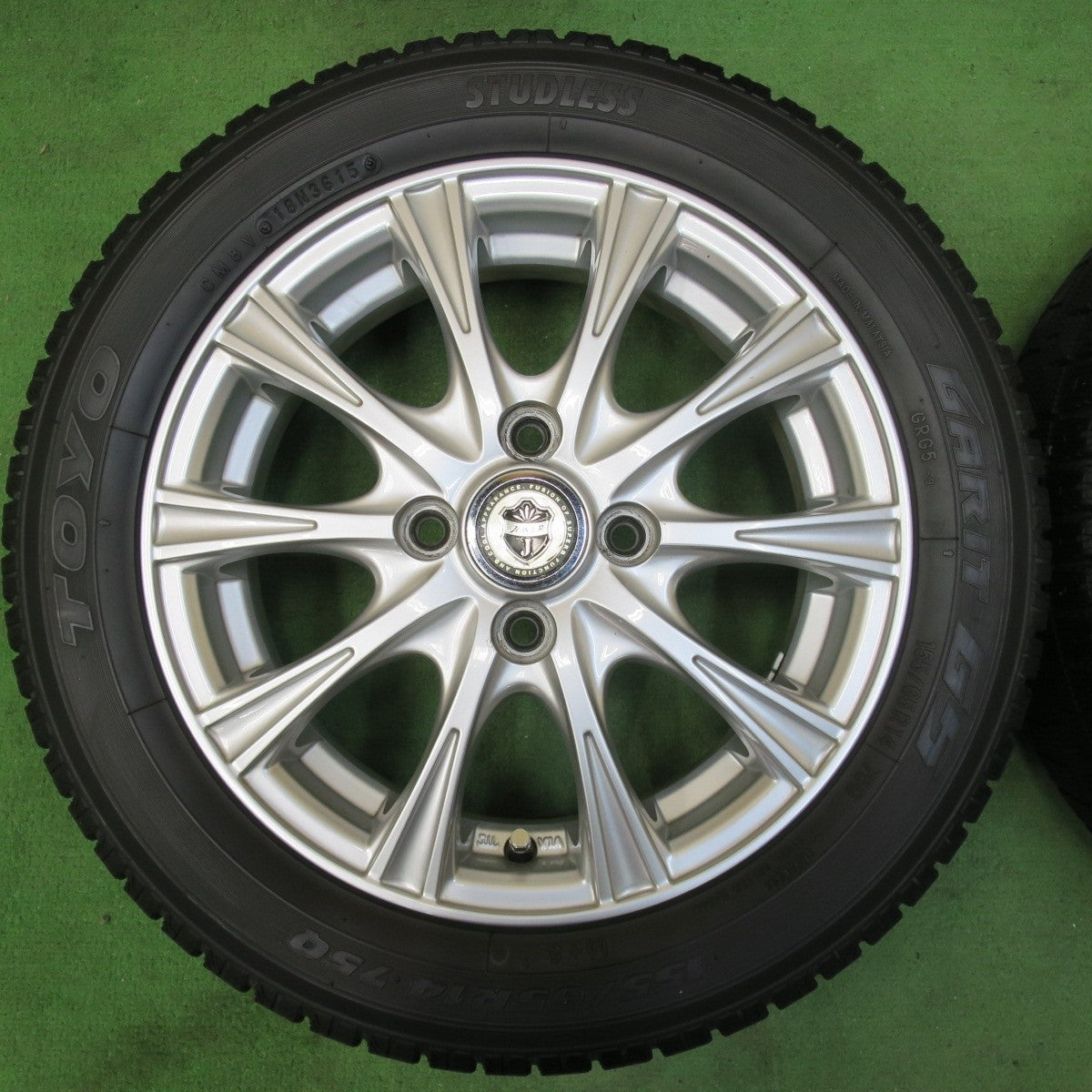 キレイ★スタッドレス 155/65R14 トーヨー ガリット G5 JOKER ジョーカー 14インチ PCD100/4H★5022410イス