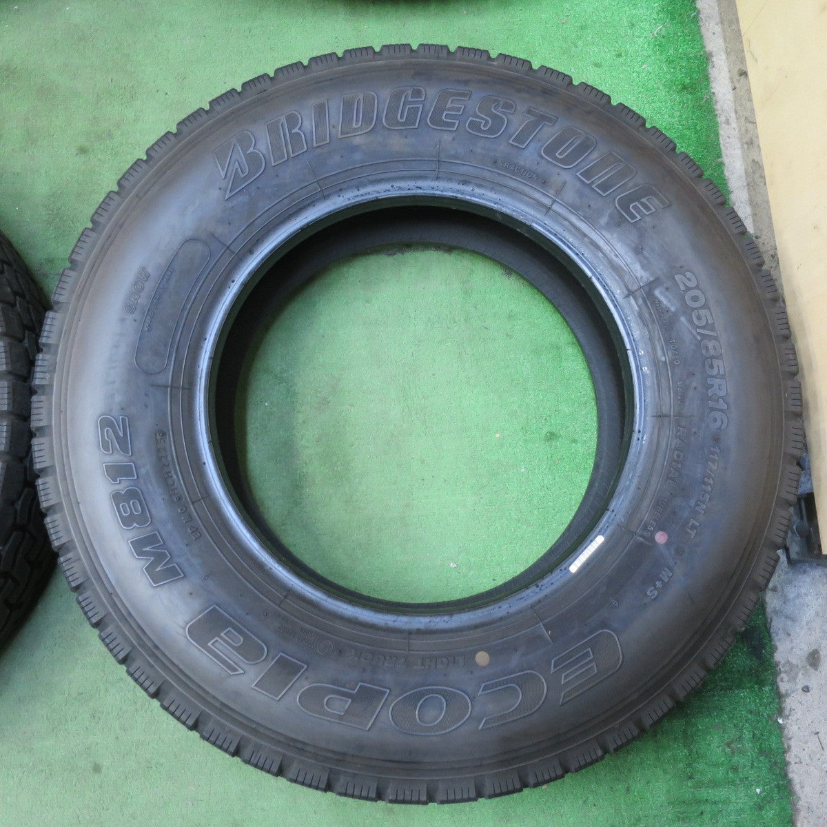 ほぼ未使用！25年！6本★トラック タイヤ 205/85R16 117/115N ブリヂストン エコピア M812 16インチ ミックス オールシーズン★6010917イスタ