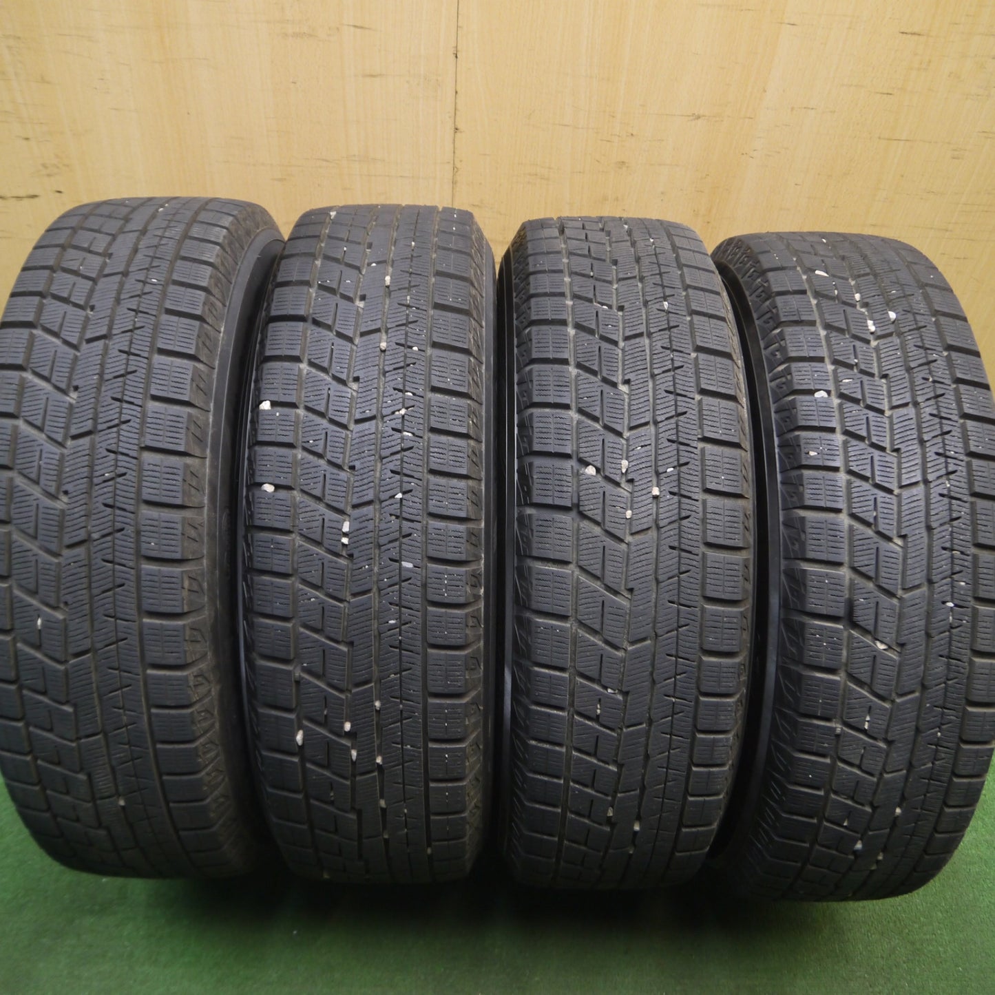 [送料無料] タイヤほぼ未使用！キレイ★スタッドレス 195/65R16 ヨコハマ アイスガード iG60 EuroSpeed MANARAY SPORT ユーロスピード 16インチ PCD100/4H★5022101Hス