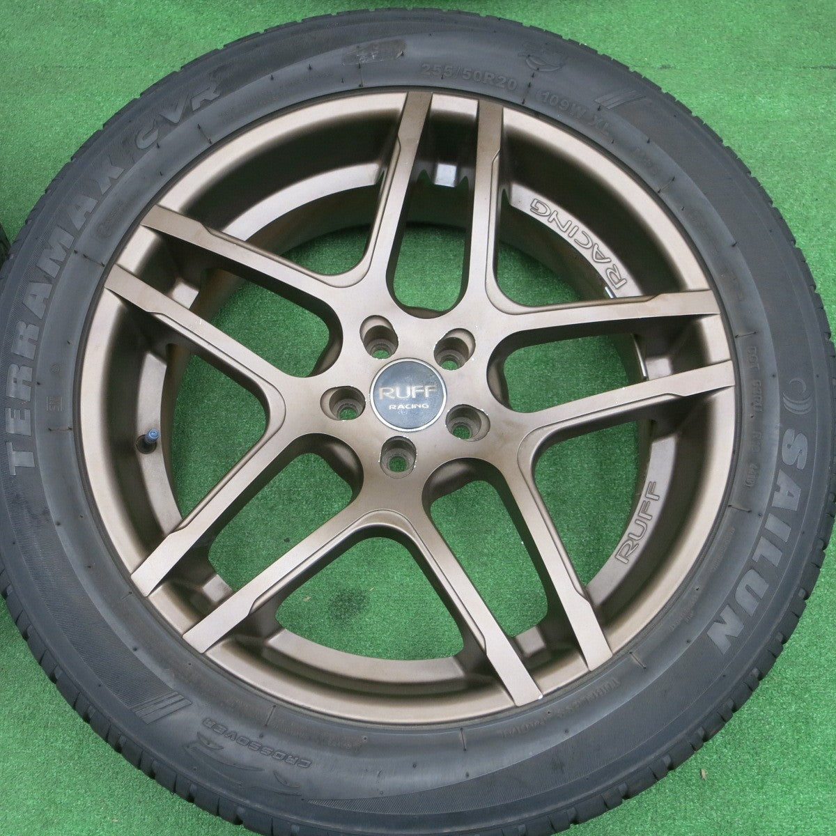 バリ溝！9.5分★ボルボ 等 RUFF RACING 255/50R20 サイルン TERRAMAX CVR ルフ レーシング 20インチ PCD108/5H★6021503NKノ