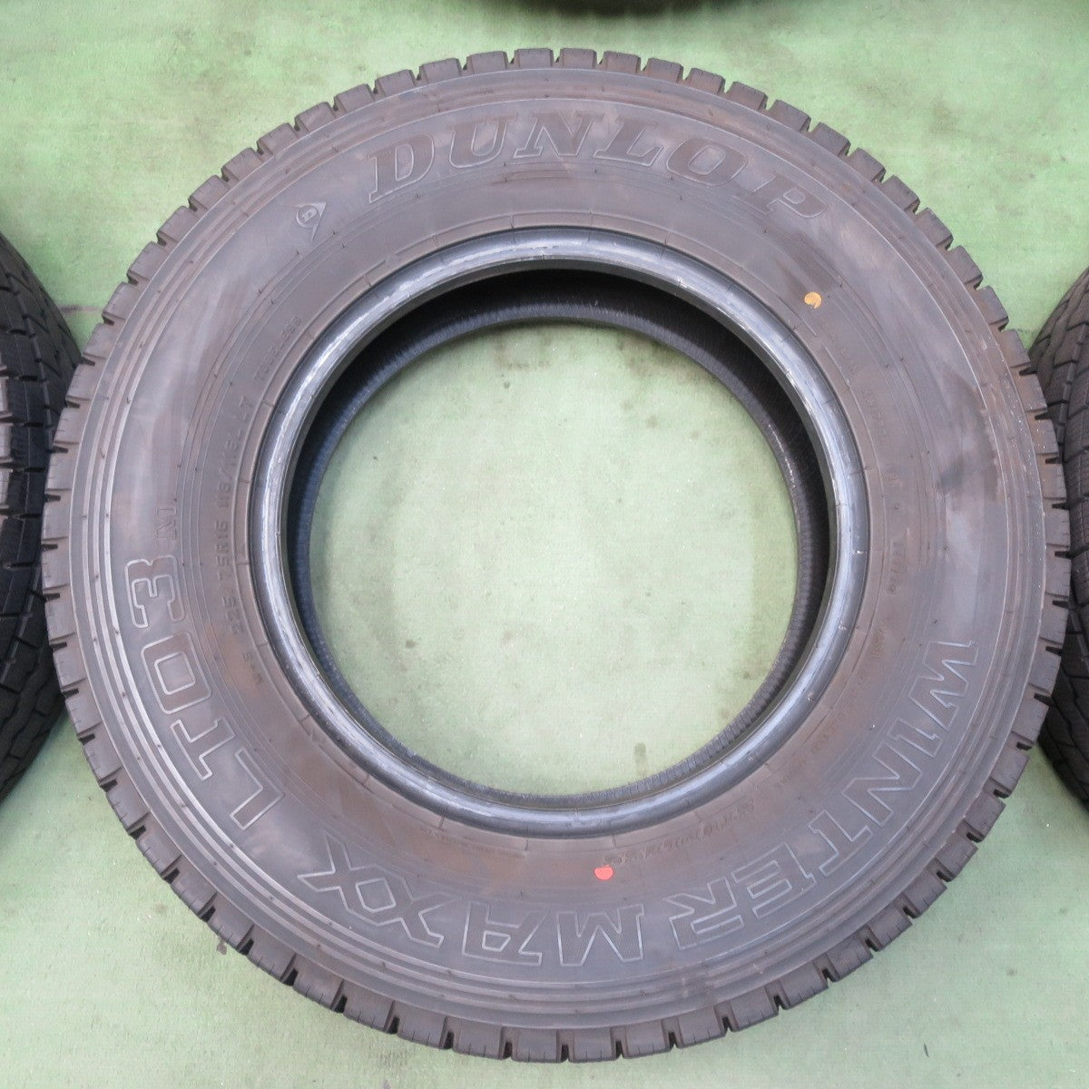 バリ溝！23年！9分！6本★トラック タイヤ 225/75R16 118/116L スタッドレス ダンロップ ウインターマックス LT03M 16インチ★5121901イスタ