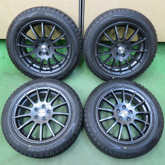 ほぼ未使用！23年！キレイ★アウディ ワーゲン 等 IRVINE F01 195/55R16 スタッドレス ダンロップ ウインターマックス WM02 アーヴィン 16インチ PCD100/5H★5092903イス
