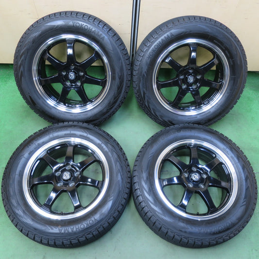 超バリ溝！23年！ほぼ10分★スタッドレス 225/65R17 ヨコハマ アイスガード G075 BRANDLE-LINE ブランドルライン 17インチ PCD114.3/5H★5101507イス